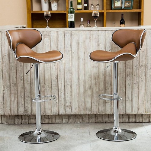 Upholstered faux leather bar - faux,