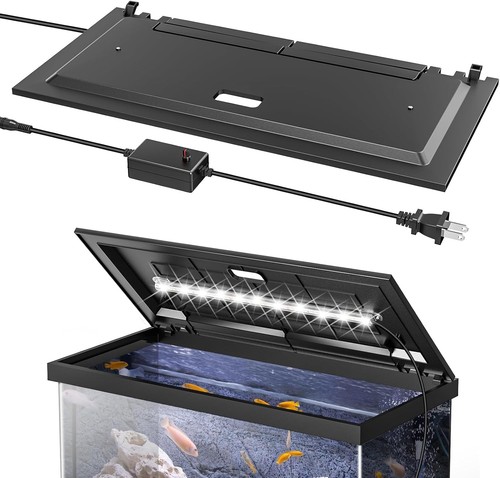 Led aquarium hood with - hood,