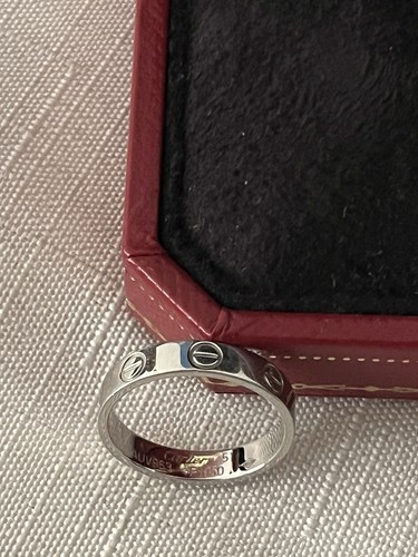 Cartier mini love ring pt950 - mini,