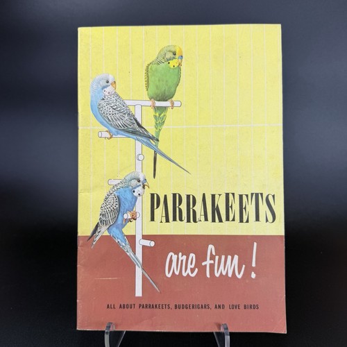 Vintage parrakeets are - vintage, fun