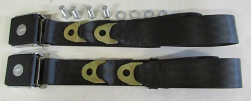 Black bowtie lift buckle - black,