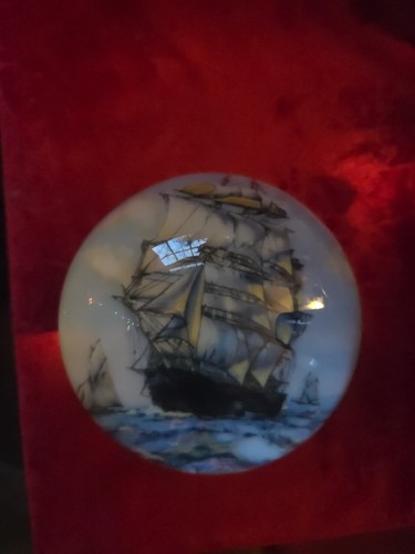Large vintage ship - large, mosser