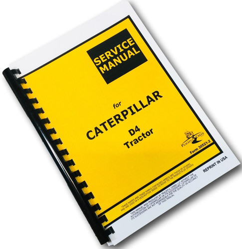 Service manual for caterpillar - service,