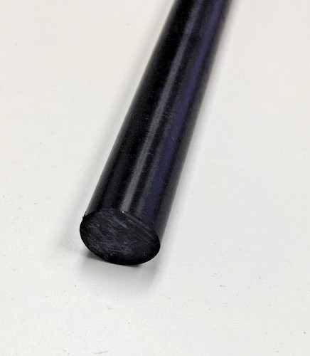 Delrin acetal rods - acetal, black