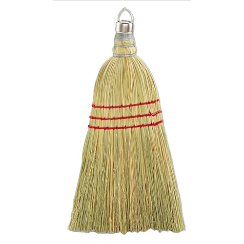 Whisk broom straw - straw, hand