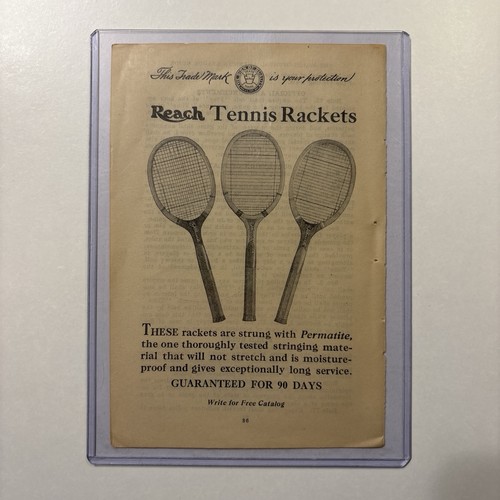 1924 reach model tennis - model,