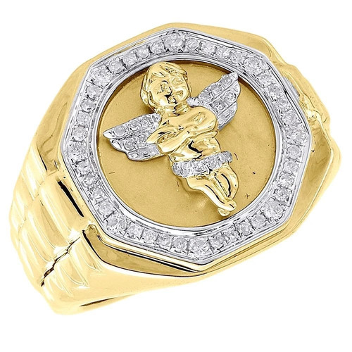 2ct diamond angel pinky - pinky, ring