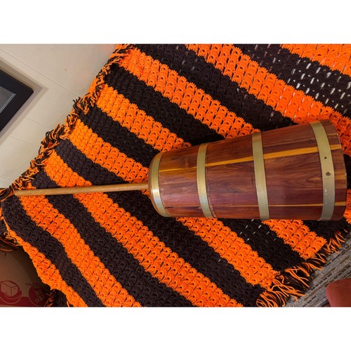 Vintage wooden butter churn - vintage,