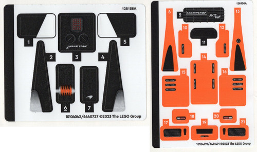 Lego sticker sheet - sticker,