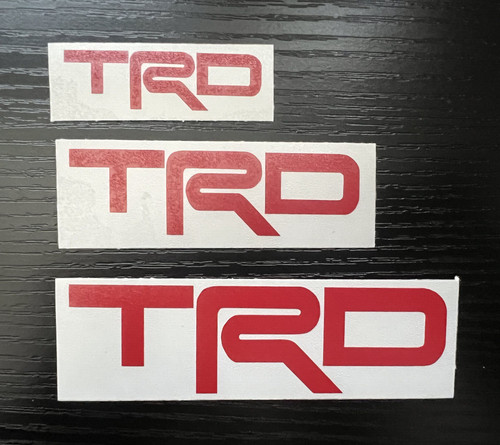 Trd vinyl decal for - trd,