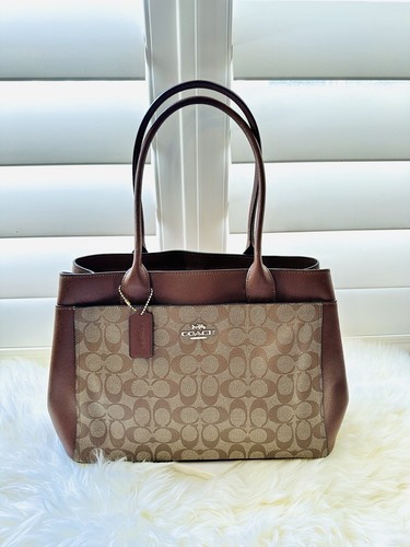 Nwt coach f31474 - brown, leather