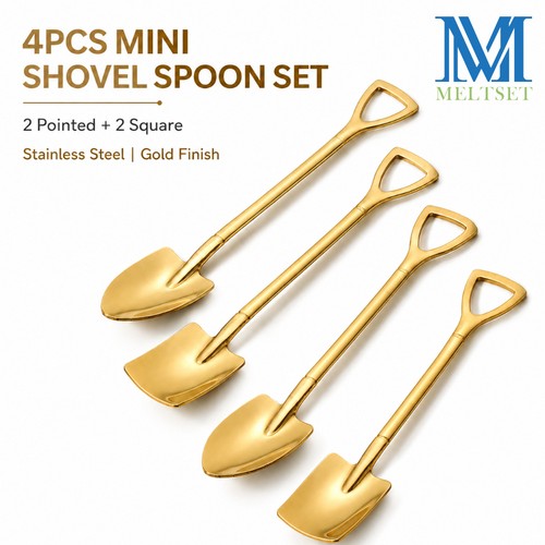 Meltset 4pcs gold mini - gold,