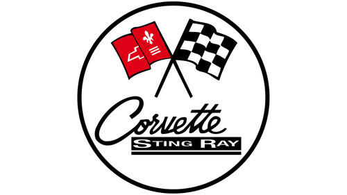 Corvette logo sticker decal - corvette,
