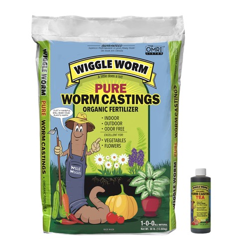 Wiggle worm fertilizer - worm, –