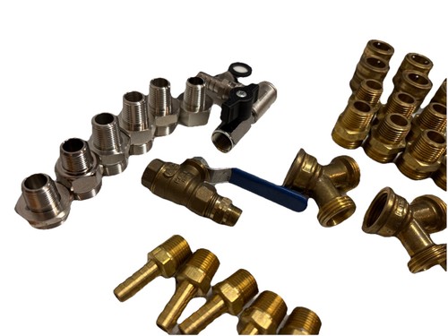 Lot brass plumbing - of,
