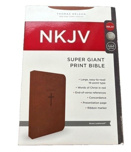 Super giant print bible nkjv - super,