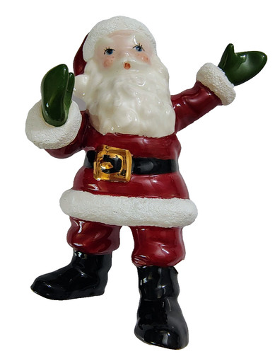 Vtg ceramic santa - vtg,