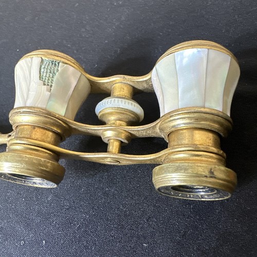 Antique opera glasses with