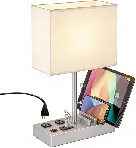 Bedside table lamp - table, 3