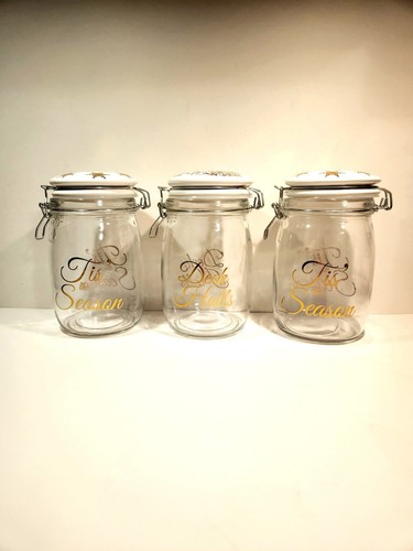 Cannisters christmas jars - cannisters, qt