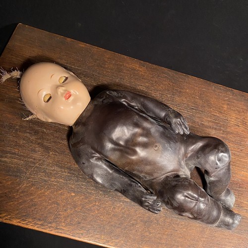 Vintage doll magic skin creepy - vintage,