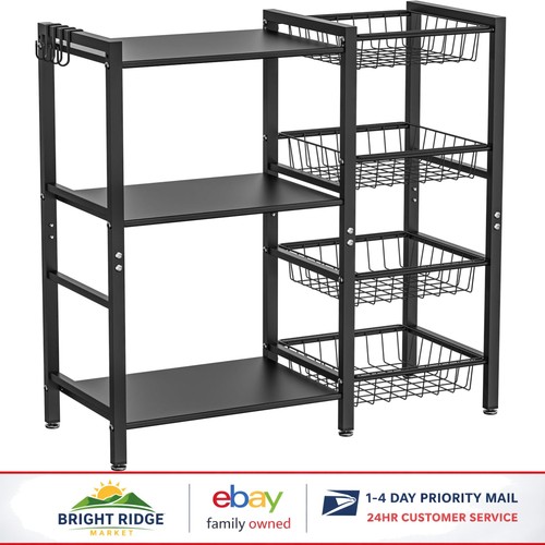 Kitchen storage rack with - kitchen,