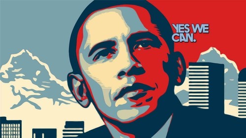 Barack obama yes can - yes,