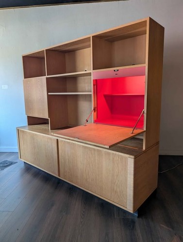 Danish mcm tambour credenza - danish,