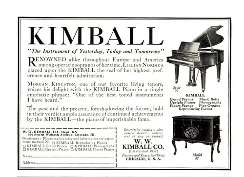 1924 kimball piano - 1924, piano: