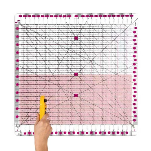 Clear acrylic quilting - clear,