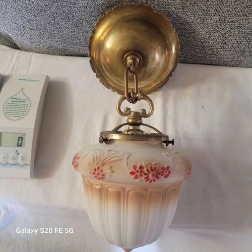 Vintage pendant light brass - vintage,
