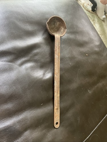 Antique lead melting smelting - lead,