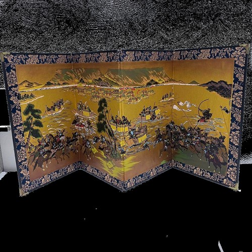 Byobu japanese folding screen - japanese,
