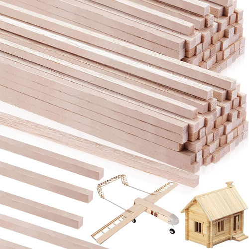 Pcs balsa wood sticks 4 - sticks, 1/4"
