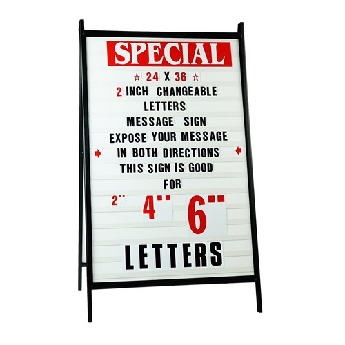 Frame sidewalk signs - a,