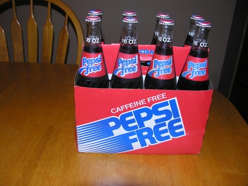 Pack pepsi free - free, bottles