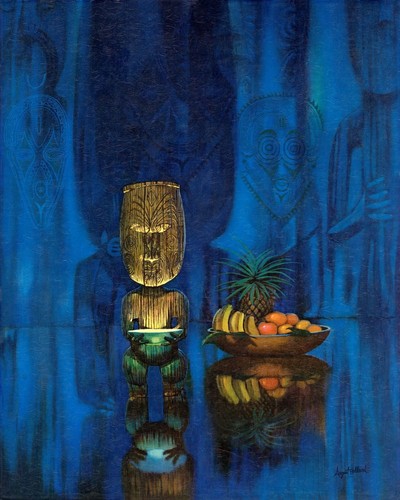 Vintage tiki art high - tiki,