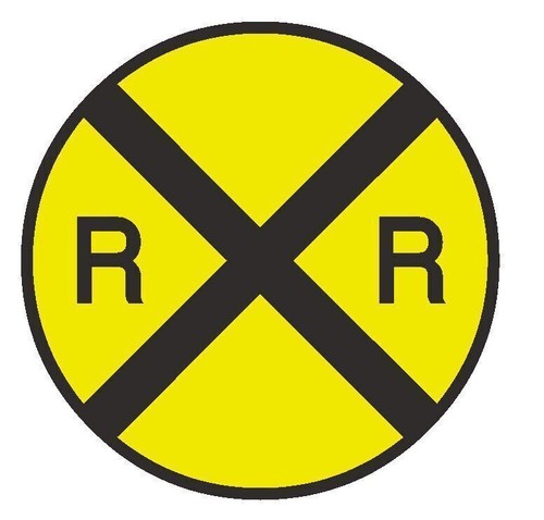 Railroad crossing railway - railroad,
