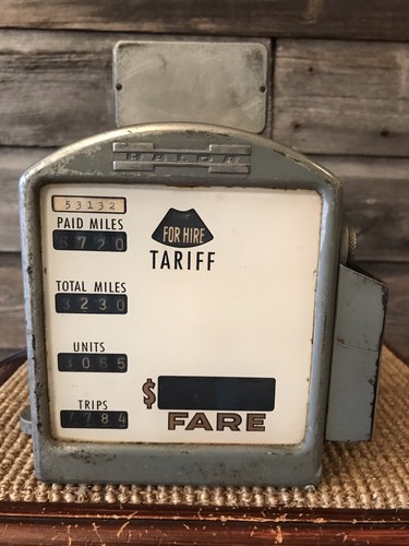 Vintage halda taxi meter - halda,