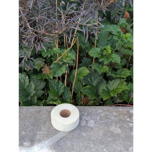 White mesh ribbon roll inch - white, 2