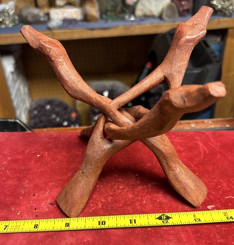 Sphere stand solid wood - sphere,