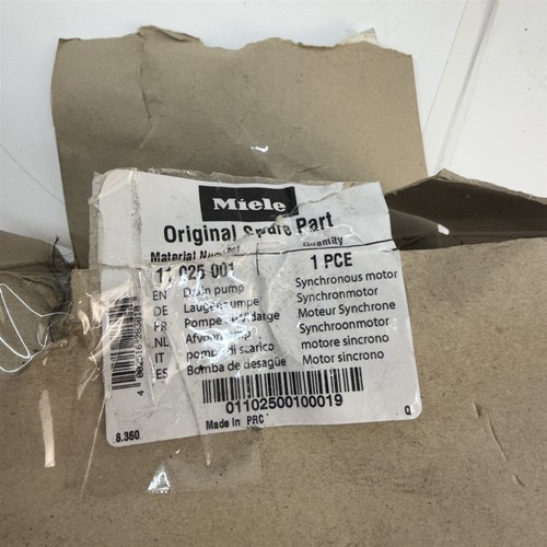Miele dishwasher drain pump - miele,