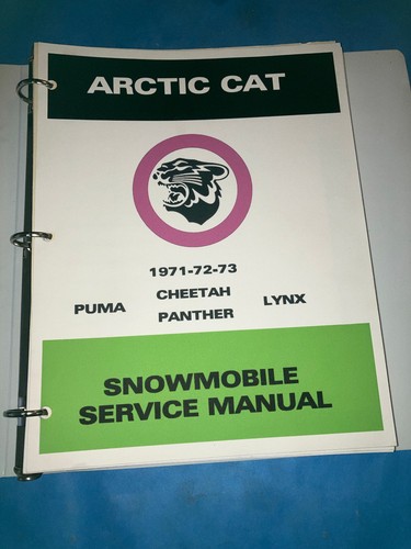 Arctic cat snowmobile - snowmobile, service