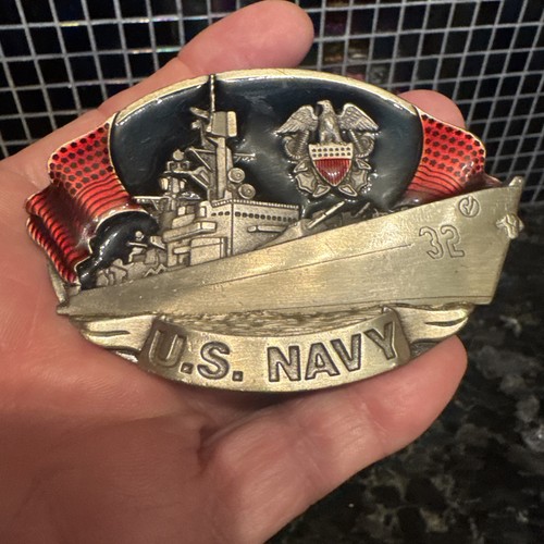 Navy belt buckle 32 - navy,