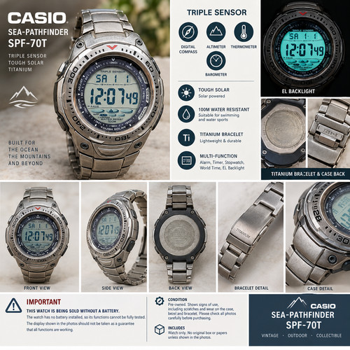 Casio sea pathfinder spf - sea, spf-70
