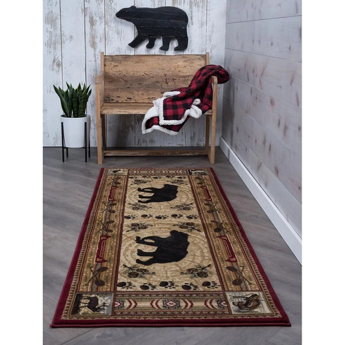Southwestern rug runner black - runner,