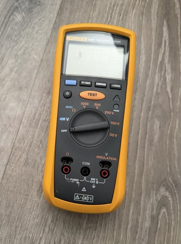 Fluke 1507 insulation tester - fluke,