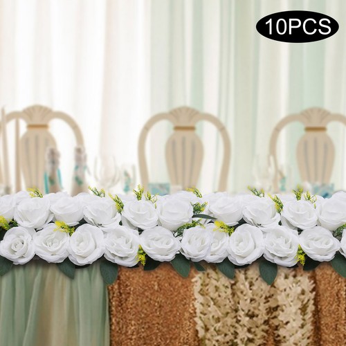10pcs artificial rose flowers - rose,
