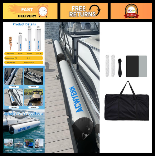 Large inflatable boat dock - large,