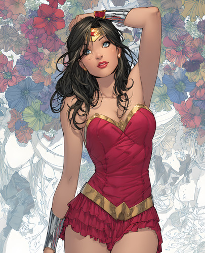 Wonder woman portrait - portrait, in